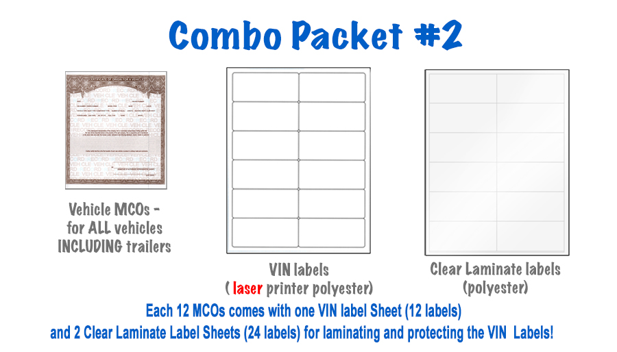 MCO and Labeling Combo Pack #2